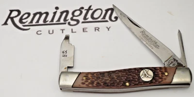 REMINGTON USA R7 Turkey Hunter Knife by Camillus - 1990's Era - Solid Used Knife - Image 1 of 4