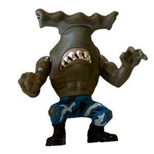 Vintage 1994 Mattel Street Sharks Jab Hammerhead Shark Actionfigur lose - Bild 1 von 9