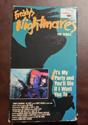Freddys Nightmares TV Series 1989 VHS It's My Party and You'll Die If I Want - Image 1 of 4