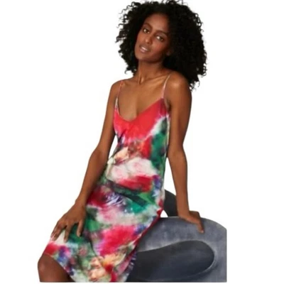 Vestido sin Mangas Adam Lippes Acuarela Floral Seda Nuevo con Etiquetas Talla 4 Romántico Solero Foto 1 de 4