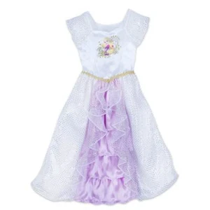 NWT Disney Store Tangled Rapunzel Deluxe Nightgown Costume Girls - Picture 1 of 3