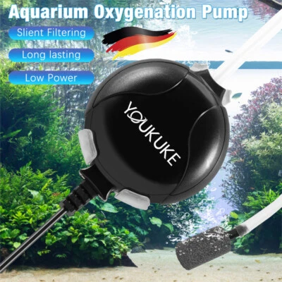 API Pumpe Luftpumpe Ultra Leise Aquariumpumpe Aquarium Sauerstoffpumpe Fisch Tank 1W
