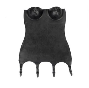 Sexy corsé de látex natural sin costuras ropa interior tubo tirantes 3 tallas - Imagen 1 de 5