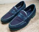 Cole Haan Blue Suede Leather Mens Slipon Casual Comfort Loafers 10M