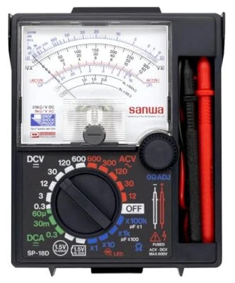 SANWA SP18D Analog Multi Tester Anti Shock Meter - Bild 1 von 4