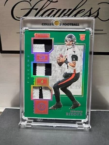 2022 Panini Encased Desmond Ridder Rookie Triple Memorabilia #RTM-4 Green #5/10 - Picture 1 of 3