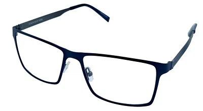 Jones New York Mens Ophthalmic Navy Metal Rectangle Eyewear Frame, J354 58mm - Image 1 of 4