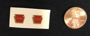 Set Of Lionel Post-war#2332 GG1 Pennsylvania Nose PRE-TRIMMED Waterslide Decals - Picture 1 of 1