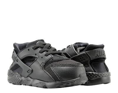 Nike Huarache Run (TD) Negro/Negro Niños Pequeños Zapatos para Correr 704950-016 Foto 1 de 4