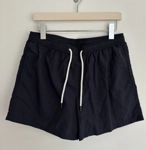 Zara Man Swimming Shorts Navy Blue Mens Large - Picture 1 of 12