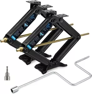 2-PCS 7500lbs RV Stabilizer Leveling Scissor Jacks 24" for Travel Trailer Camper - Picture 1 of 7