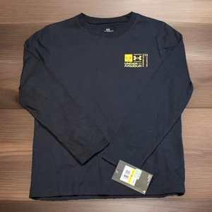 Under Armour Boy's YSM Originators of Performance Long Sleeve Elk Black T-Shirt - Picture 1 of 2
