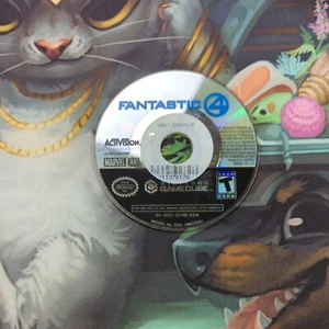 Fantastic 4 (Nintendo GameCube, 2005) solo disco, rayado - Imagen 1 de 7