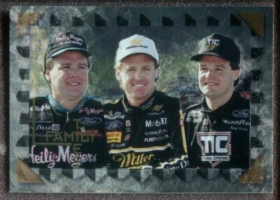 1996 Maxx Family Ties #FT4 - Rust, Mike & Kenny Wallace - Image 1 of 2