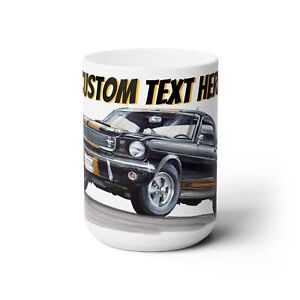 Classic Mustang Fastback: Customizable Mug for Car Enthusiast - Vintage Car Gift