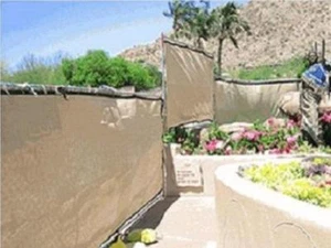 Malla bronceada del desierto de 6' x 50' pantalla de privacidad valla lona sombra jardín viveros mascotas - Imagen 1 de 3