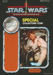 2019 Luk Skywalker Ohio Collectors Club OSWCC Star Wars Celebration Promo Card - Picture 1 of 2