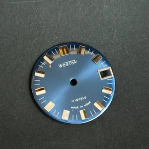 NOS WATCH DIAL Wostok Vostok 2414 RARE NEW OLD STOCK PARTS USSR - Picture 1 of 3