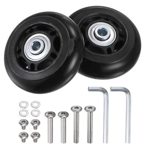 Ruote di ricambio per bagagli 64x24 mm kit riparazione ruote valigia - Foto 1 di 6