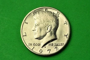 1972-D GEM BU Mint State Kennedy US Half Dollar coin - Picture 1 of 2