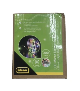 LED Lichterkette 200er auf Rolle für Innen&Außen mit 8 Stundigen Timer | NEU&OVP - Bild 1 von 4