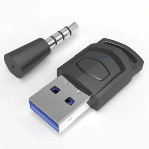 Bluetooth Transmitter Wireless Receiver for PS5 PS4 PC USB Dongle Audio Adapter - Picture 1 of 12