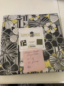 100% Cotton Fabric USA BENARTEX/LEMON TWIST 42-10”x10” $22.00 - Picture 1 of 10