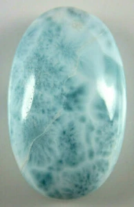 Cabochón Larimar Dominicano Caribe Azul Cielo preciosas piedras(10.2g) #LC73 - Imagen 1 de 12