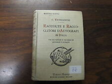 RACCOLTE E RACCOGLITORI DI AUTOGRAFI IN ITALIA. C. VANBIANCHI ANNO 1901 (77)