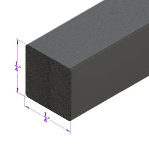 0.275" Square Extrusion; LP 2115 - Bild 1 von 2