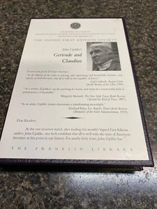 Franklin Library Signed First Edition John Updike’s Gertrude & Claudius (DCB17) - Picture 1 of 12