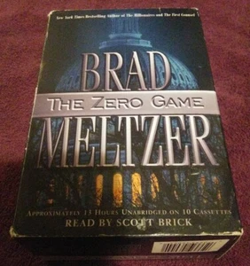 Time Warner AudioBooks: The Zero Game by Brad Meltzer (2004, 10 Tapes, Unabridg) - Picture 1 of 5