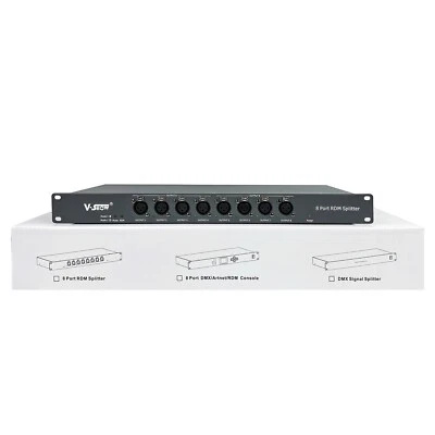 VShow 8port RDM Splitter DMX Distributor for Stage Light - Image 1 of 4
