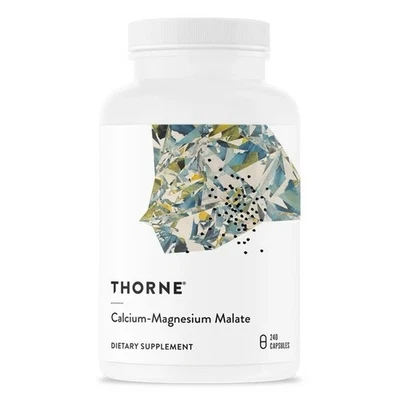Thorne Research Calcium-Magnesium Malate Dietary Supplement- 240 Caps EXP. 10/26 - Image 1 of 4