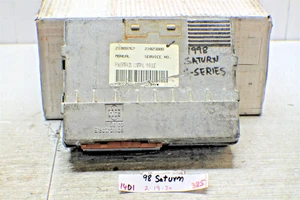 21023808 Saturn S Series 1998 MT Engine Control Unit ECU MODULE OEM 14D1 385 B4 - Picture 1 of 5