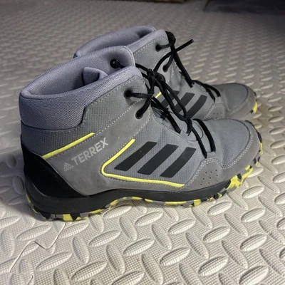 Adidas Unisex Niños Grandes Terrex Hyperhiker Gris Botas de Senderismo con Cordones (talla 6) Foto 1 de 4