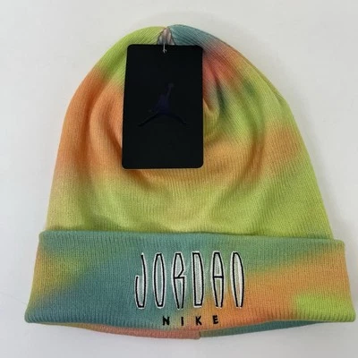 Nike JORDAN STRETCH Tejido Volt Teal Puño Gorro JUMPMAN Talla Juvenil Foto 1 de 4