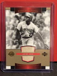 Lee May Game-Used Jersey 2003 Upper Deck Sweet Spot Classics - Picture 1 of 2