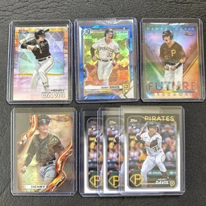 Henry Davis 7 Karten Lot.  Bowman, Topps.  Piraten RC Rookie - Bild 1 von 2