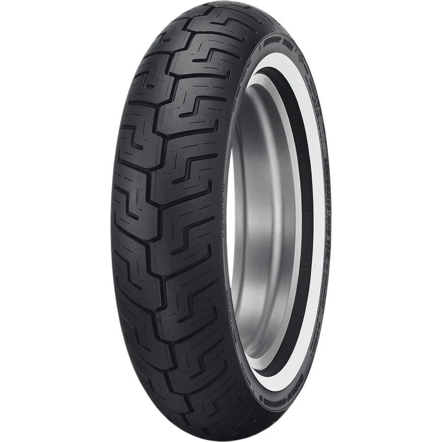 Dunlop Harley Davidson D401 Whitewall Rear Tire - Medium Whitewall / 150/80B-16 - Изображение 1 из 4