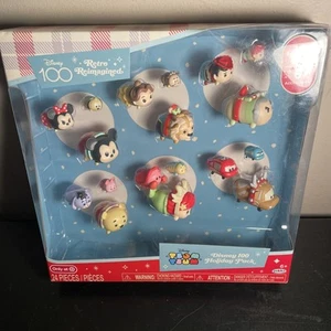 Disney 100 Retro Reimagined Tsum Tsum Holiday Pack 18 Figures NEW - Picture 1 of 8