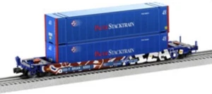 LIONEL PACER HUSKY STACK CAR W/ GRAFFITI 2226622! O SCALE DOUBLE INTERMODAL - Picture 1 of 2