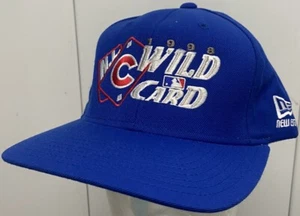 Chicago Cubs 1998 MLB National League Wild Card Snapback Cap On-Field Hat - Picture 1 of 6