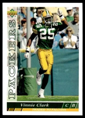 1993 Upper Deck #91 Vinnie Clark - Atlanta Falcons - Image 1 of 2