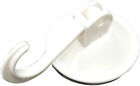 10 X White Cup Suction Hanger Hooks Lever Type Snap Lock 45mm - NEW Onestopdiy