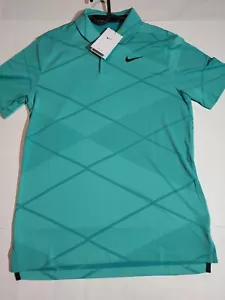 Small Nike Dri-FIT Vapor Mens Golf Polo Shirt Washed Teal DH0820-392 - Picture 1 of 4