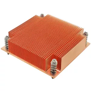 1U Server CPU Cooler Copper Heatsink For Intel 1150 1151 1155 1156 i3 i5 i7 - Picture 1 of 7