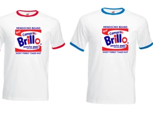 Frank Zappa Camarillo Brillo Ringer T-Shirt wie getragen von John Squire Steinrosen - Bild 1 von 7