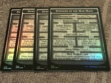 4X Dungeon of the Mad Mage / Goblin Token Foil  Adventures In The Forgotten MTG