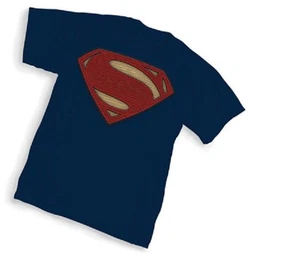 DC Batman vs Superman - SUPERMAN SYMBOL - Blue Adult T-Shirt - S-3XL - Picture 1 of 2